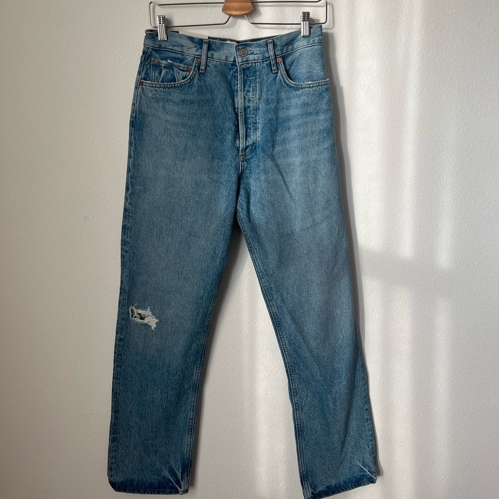 AGOLDE 90’s Pinch Waist High Rise Straight Jeans